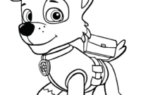 sky coloring page paw patrol