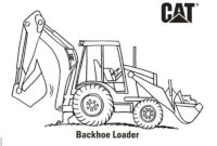 front loader coloring page