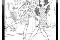 barbie big city big dreams coloring pages