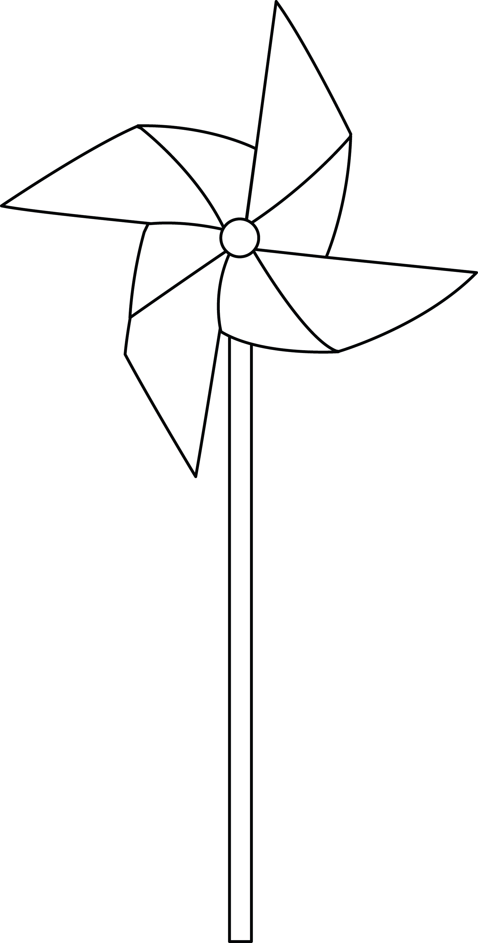 pinwheel coloring page