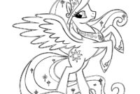 my little pony princess celestia coloring pages