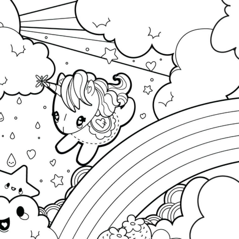 coloring pages unicorn princess