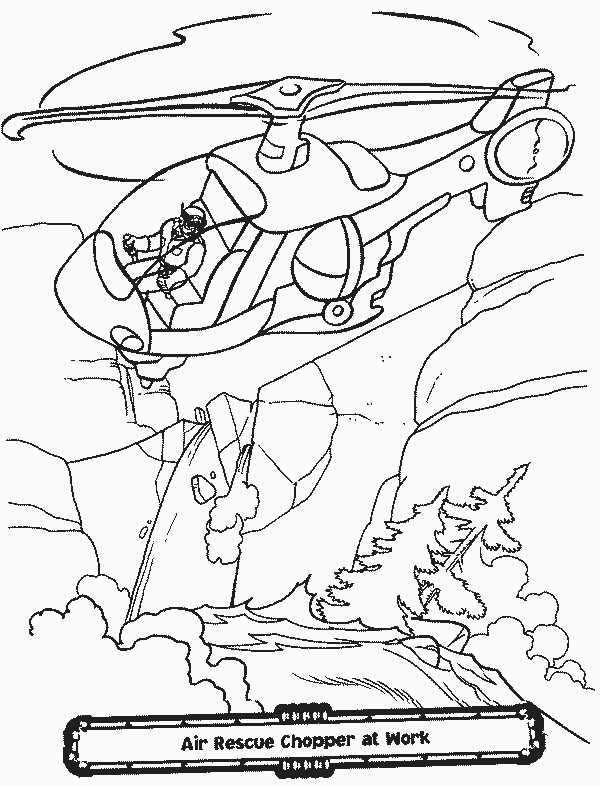 rescue rider coloring pages