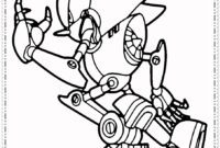 robot sonic coloring pages