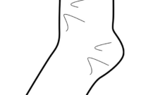 sock coloring pages