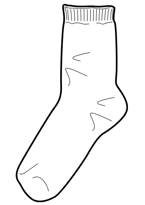 sock coloring pages