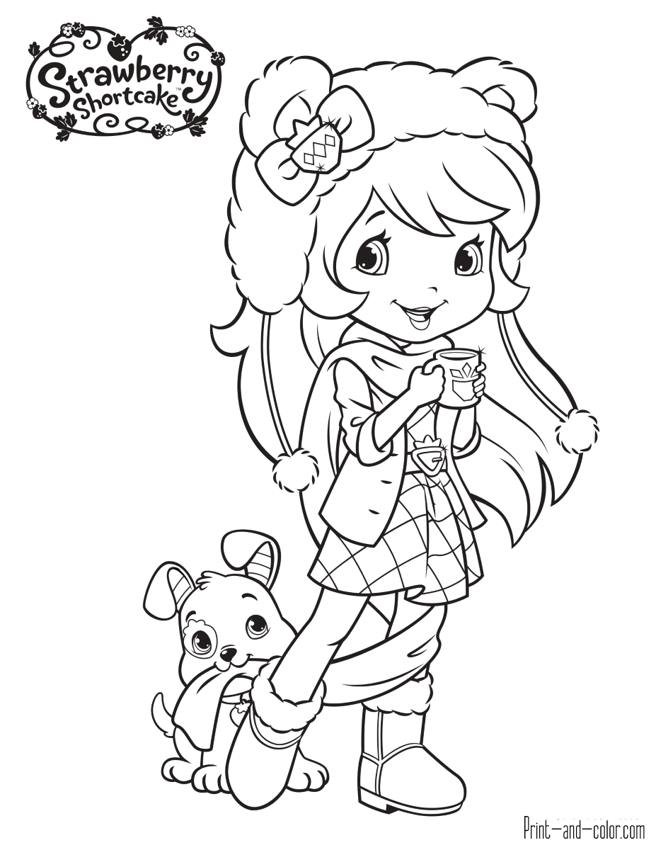 Strawberry Shortcake coloring pages | Print and Color.com