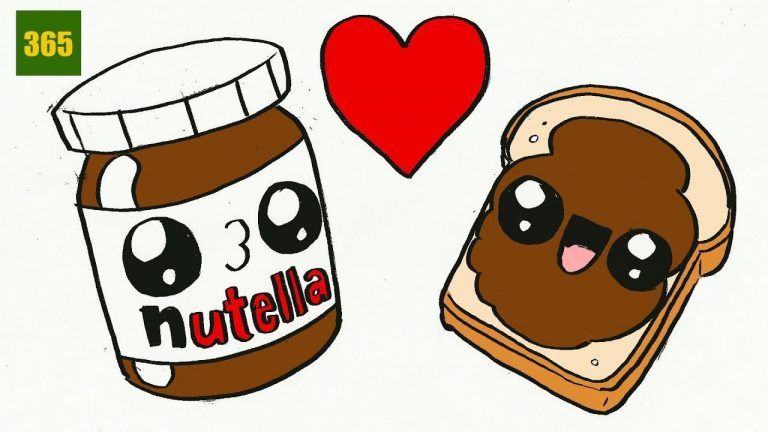 Wie Kann Man Ein Nutella Und Brot Kawaii Zeichnen Schritt für Sachen