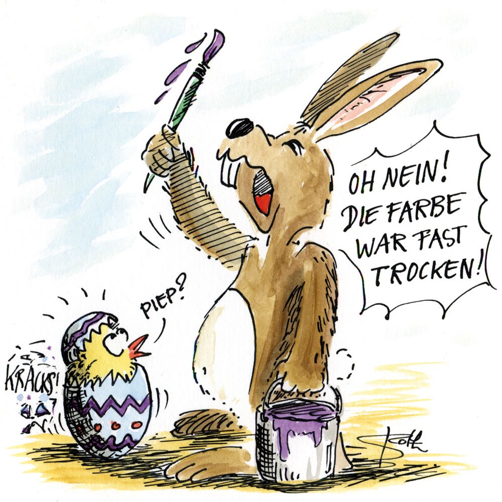 frohe ostern lustig