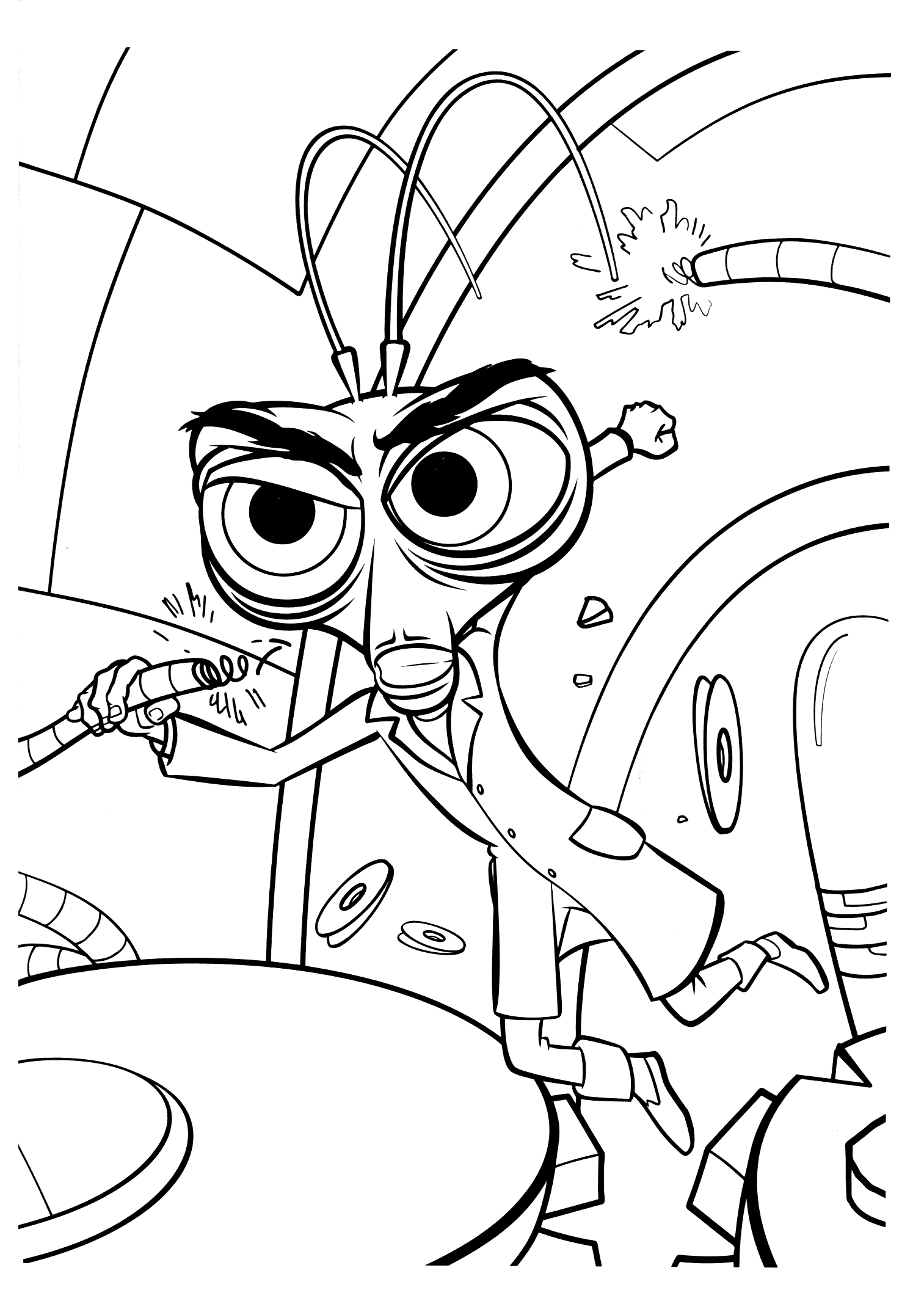 cockroach coloring page