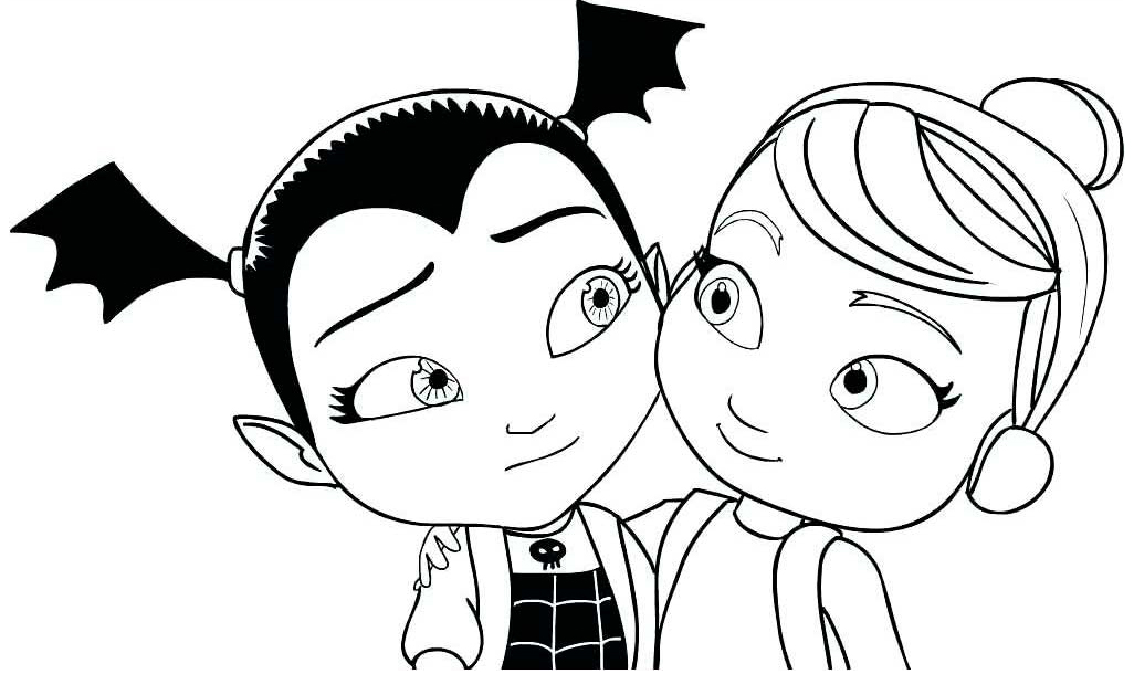 vampirina coloring pages