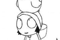 sarah and duck coloring pages