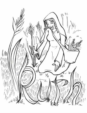 ruth coloring pages