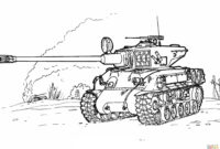 coloring page tank