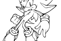 sonic the hedgehog 2 coloring page