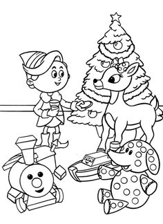 yukon cornelius coloring pages