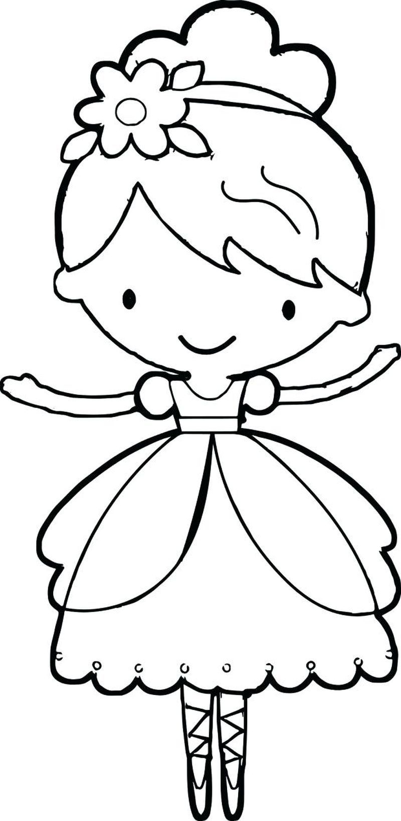 hello kitty ballerina coloring pages