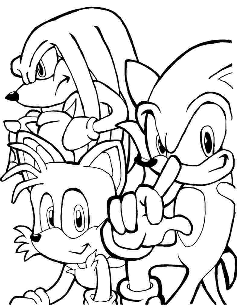 sonic the hedgehog tails coloring pages