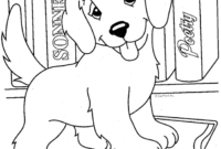 coloring pages golden retriever