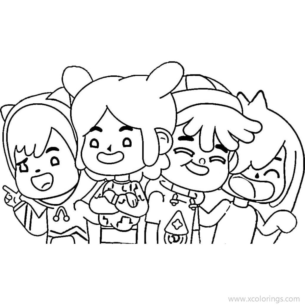 toca boca world coloring pages