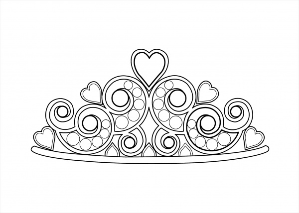 printable crown coloring pages