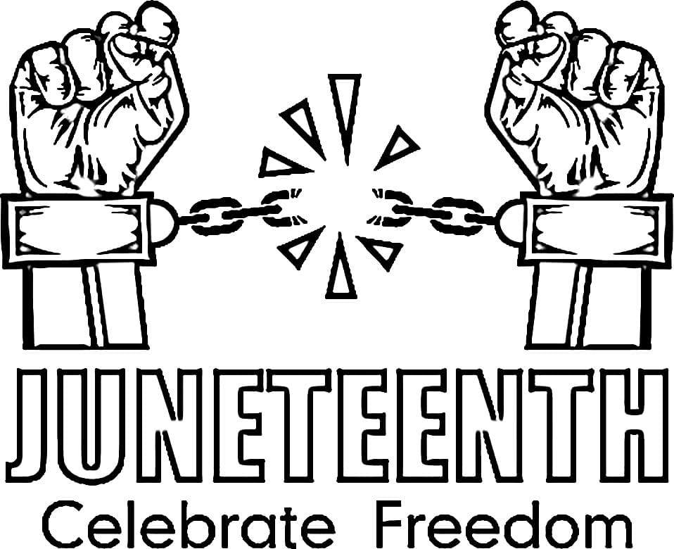 juneteenth flag coloring pages