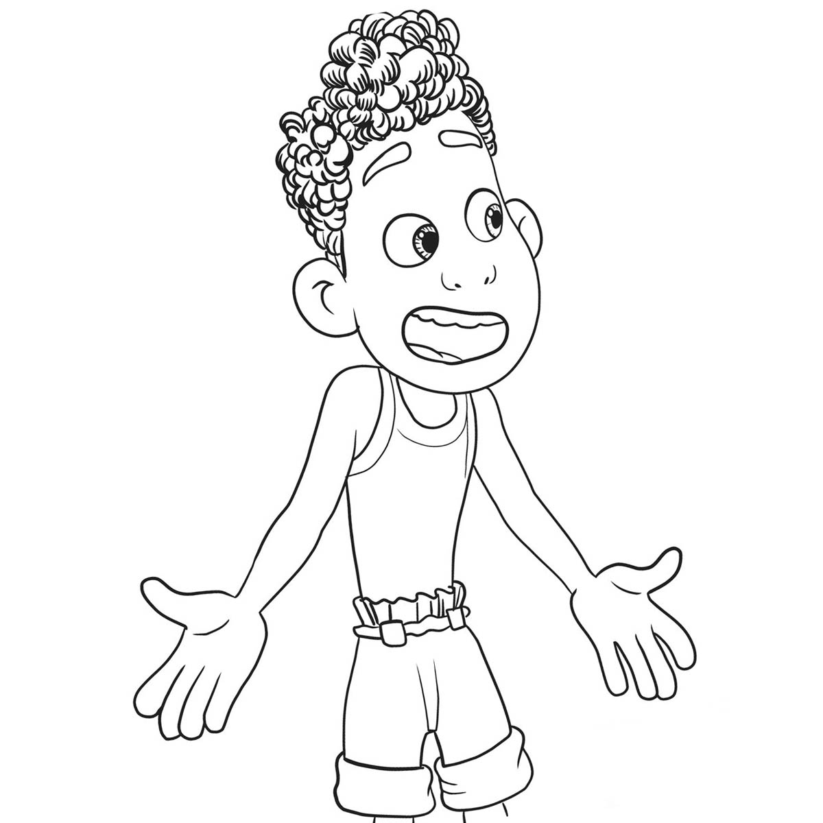 luca printable coloring pages