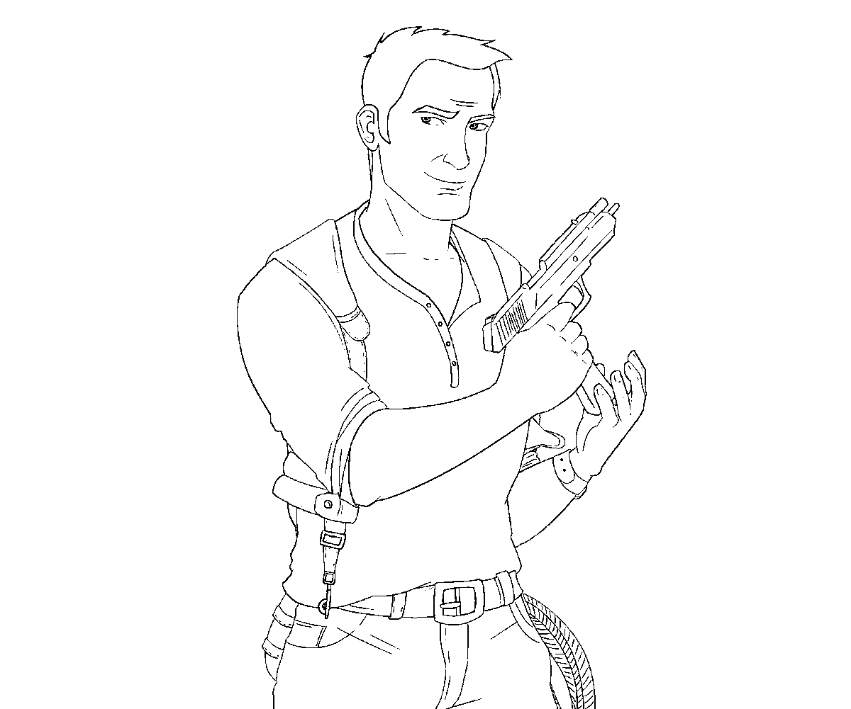 uncharted coloring pages