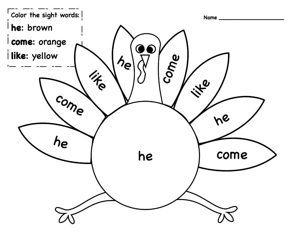 easy november coloring pages