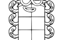 numberblocks 1 coloring pages