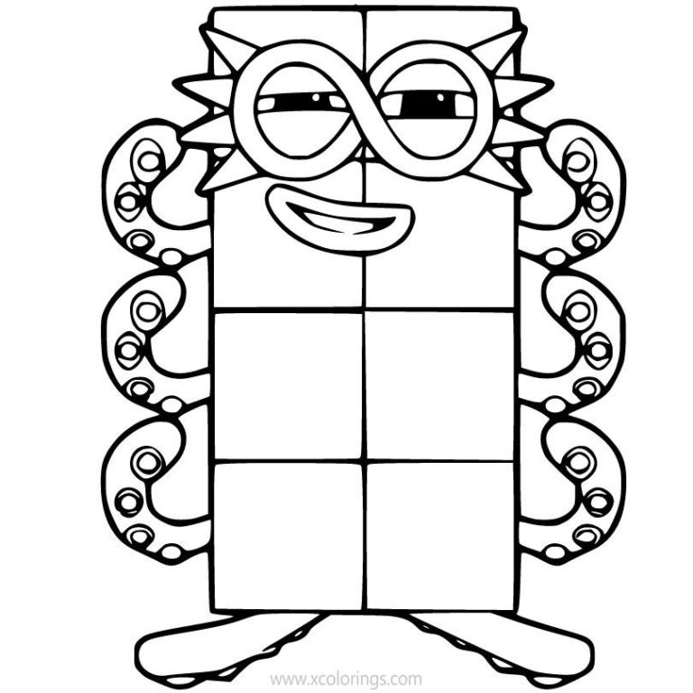 numberblocks 1 coloring pages