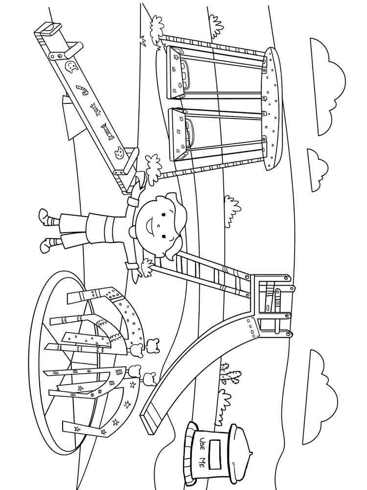 playground coloring pages printable