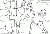 david and goliath coloring pages printable