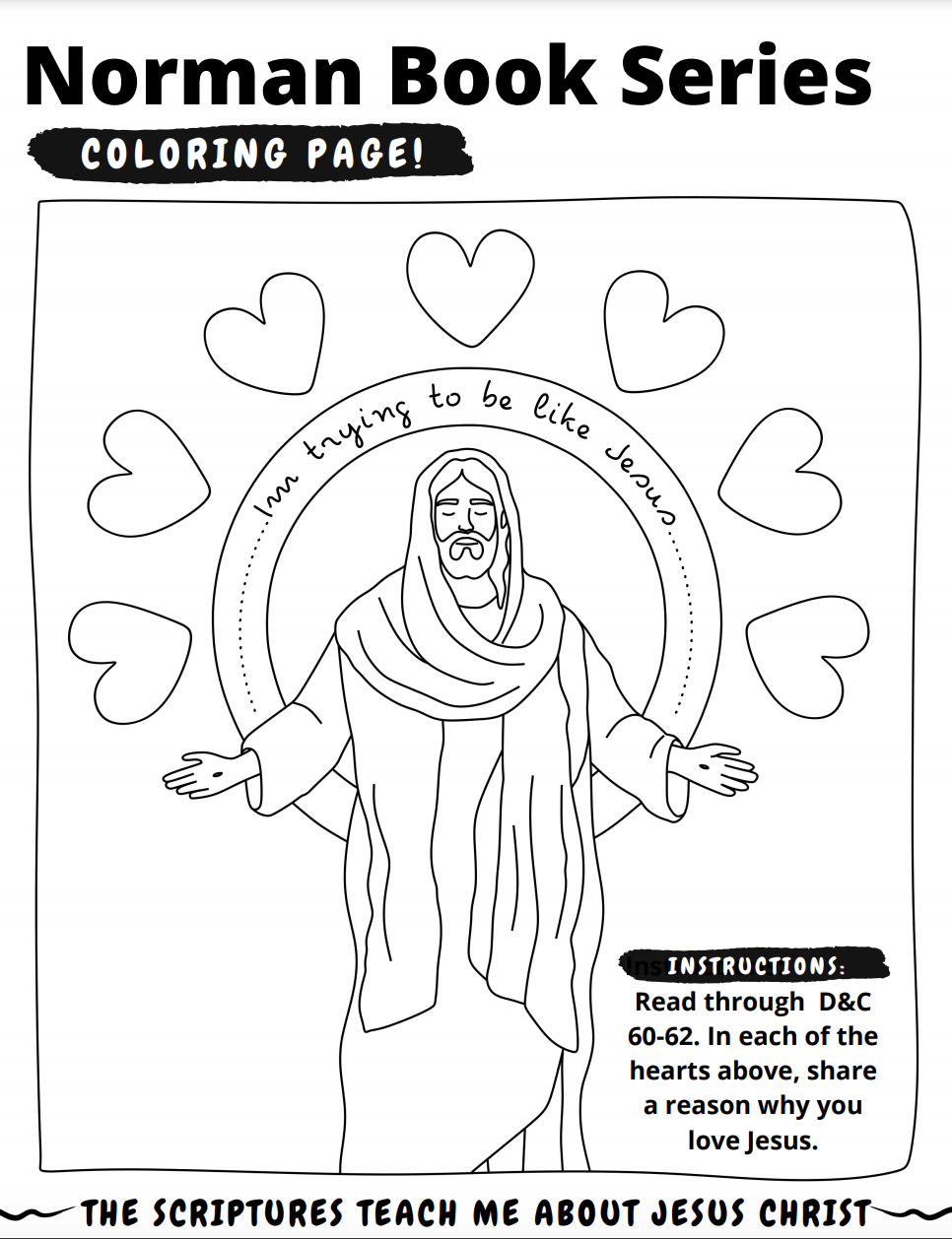 come follow me coloring pages 2022