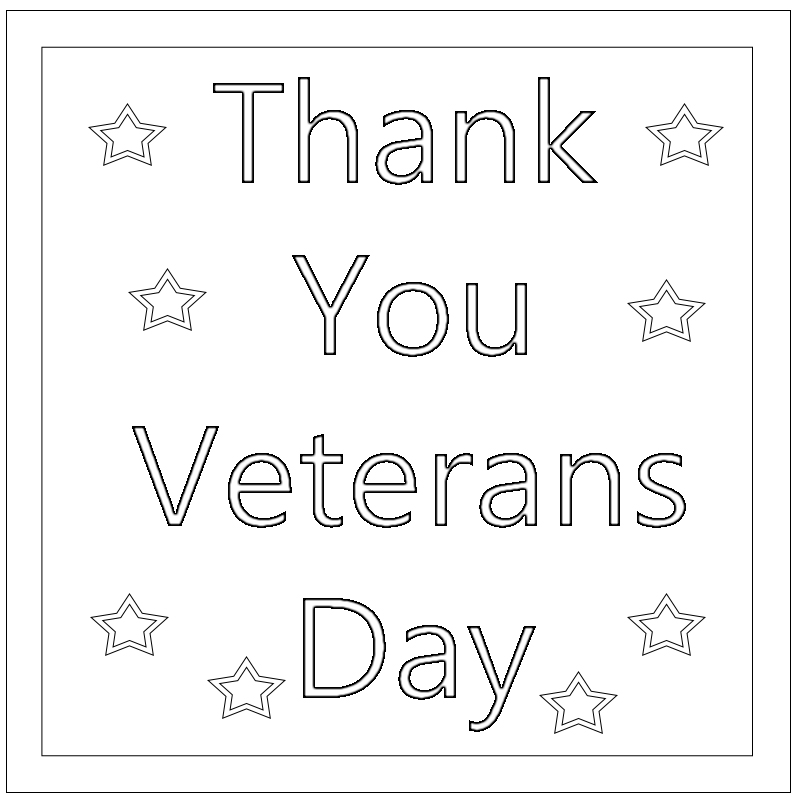 thank you veterans coloring pages pdf