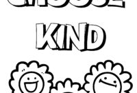 kindness coloring pages pdf free