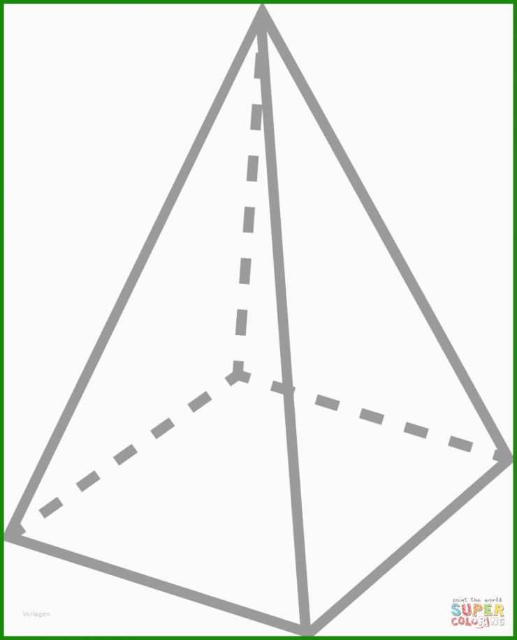 pyramide basteln vorlage