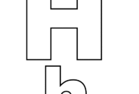 letter h coloring pages preschool