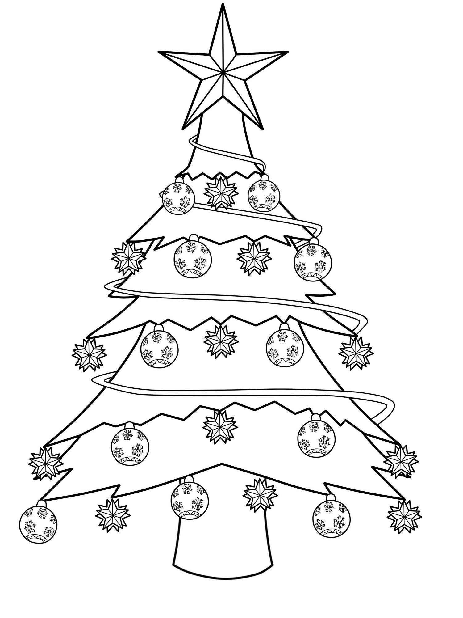 christbaum zeichnung