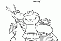 lambie doc mcstuffins coloring pages