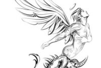 dark angel demon coloring pages