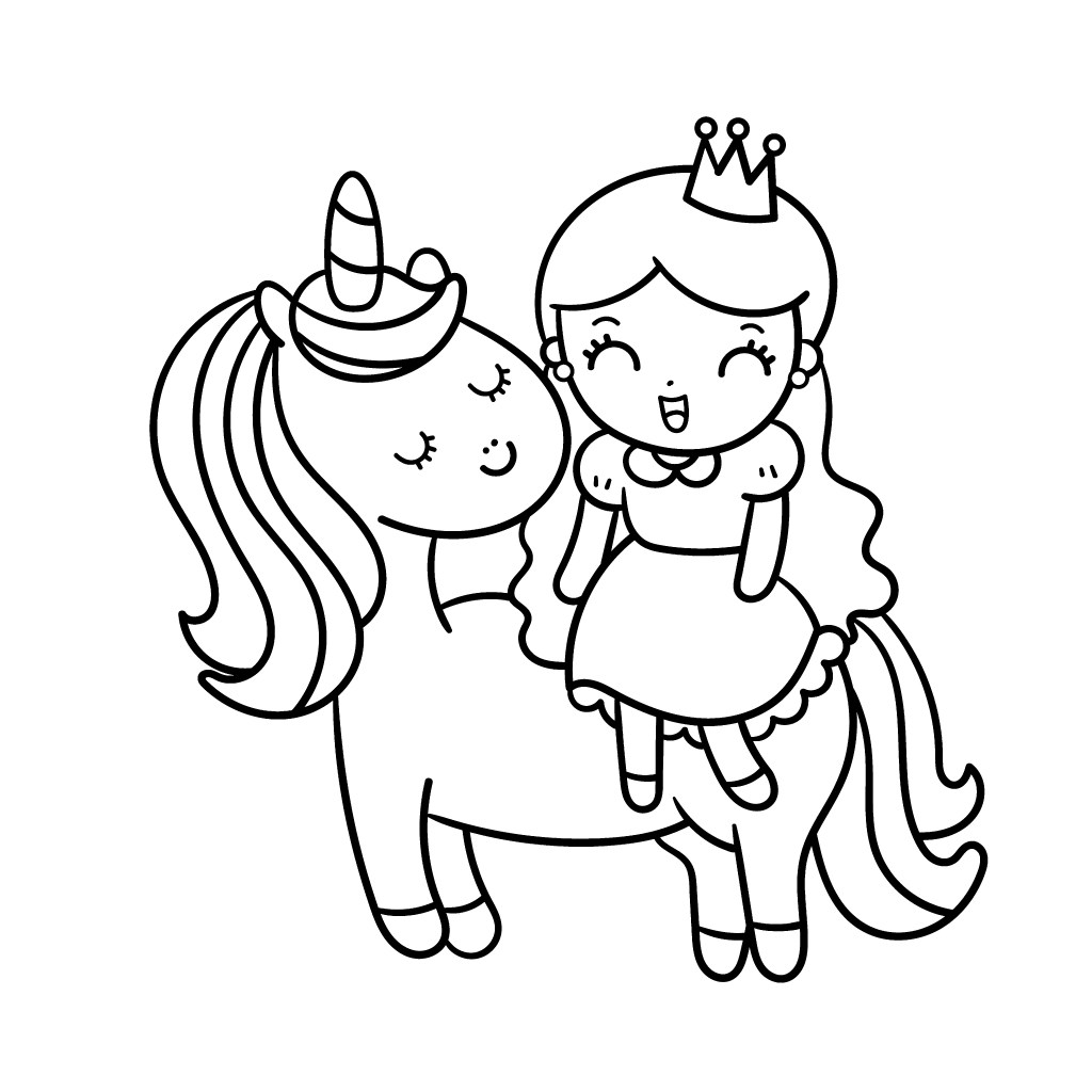 dog unicorn coloring pages