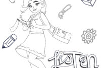 emma lego friends coloring pages