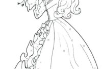 fashion dress coloring pages