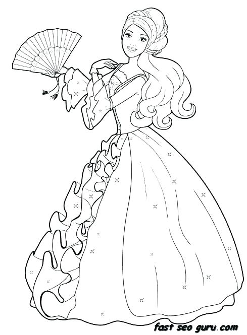 fashion dress coloring pages