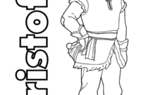 kristoff frozen coloring pages