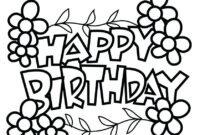 happy birthday papa coloring page