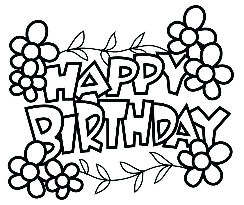 happy birthday papa coloring page