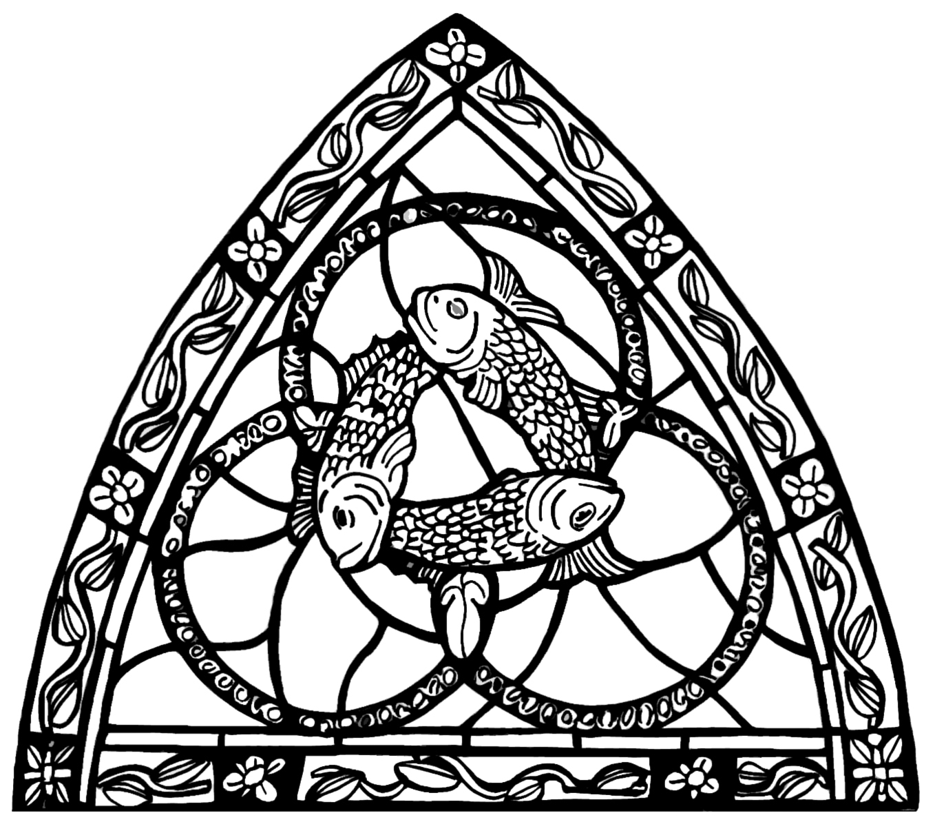 holy trinity coloring page