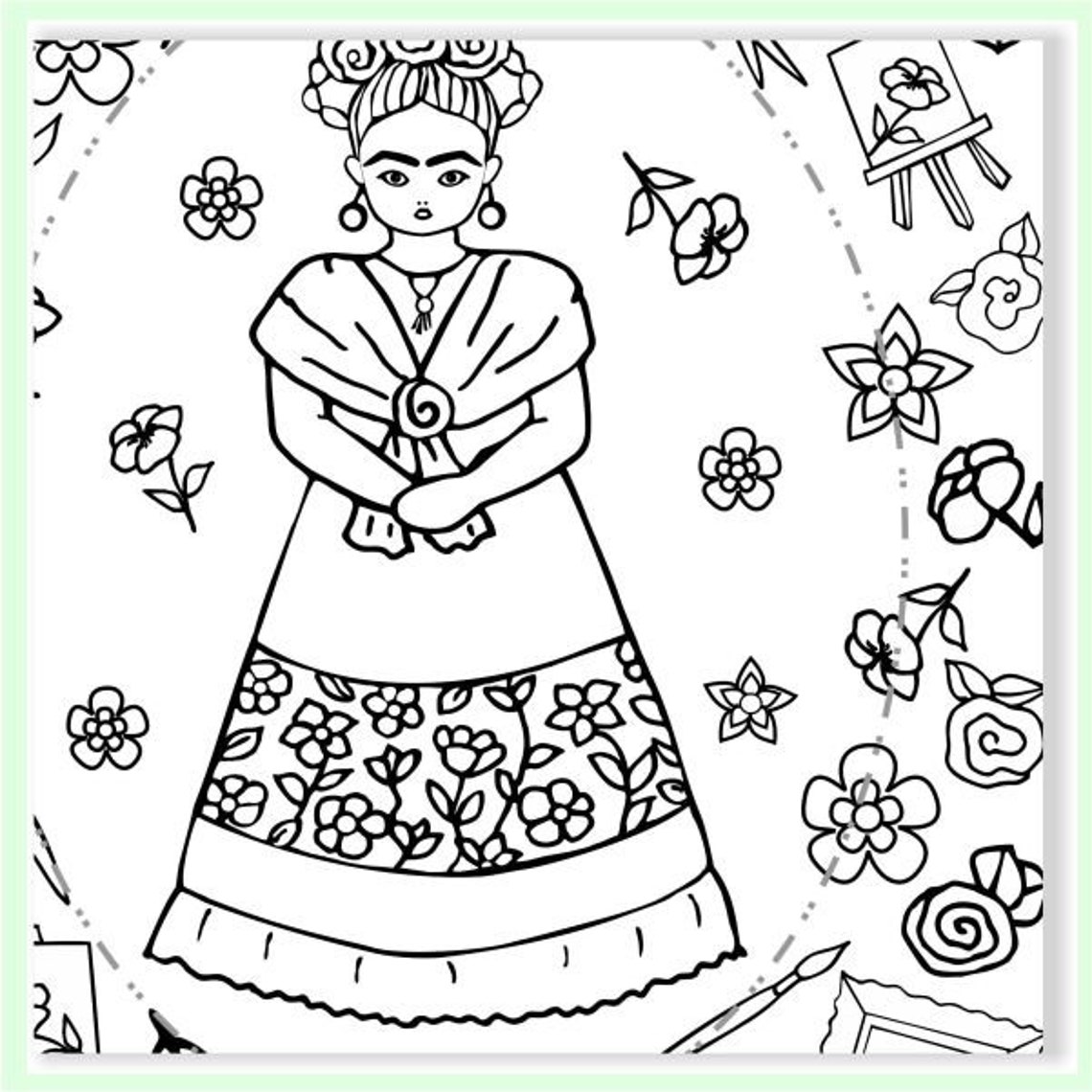 frida coloring pages